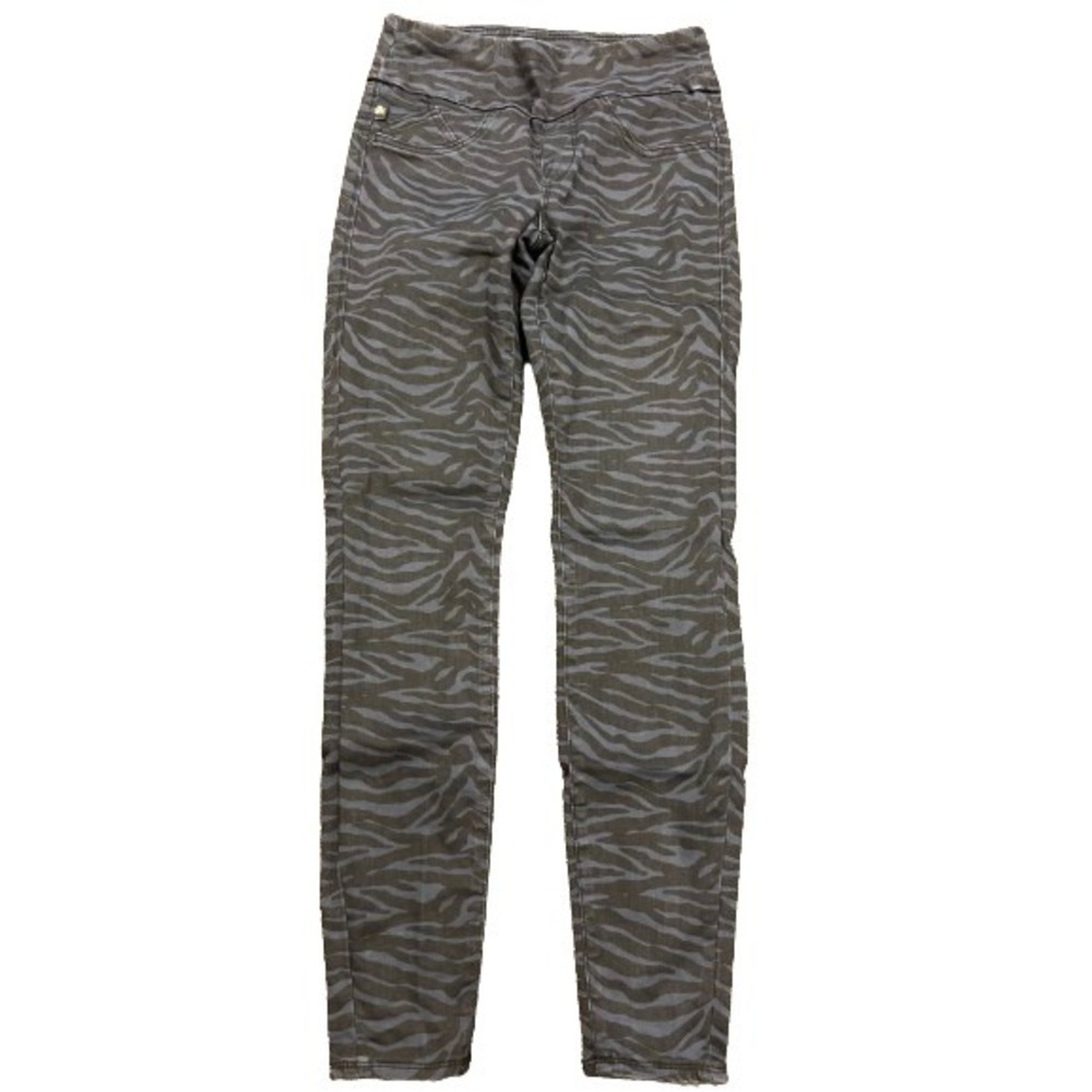 Rock & Republic‎ Fever Women Pull On Animal Print Slimming Denim Legging Pant 6